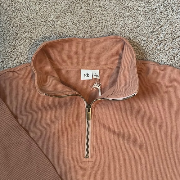 🤎Tentree Women’s L tree waffle half zip - Picture 4 of 10